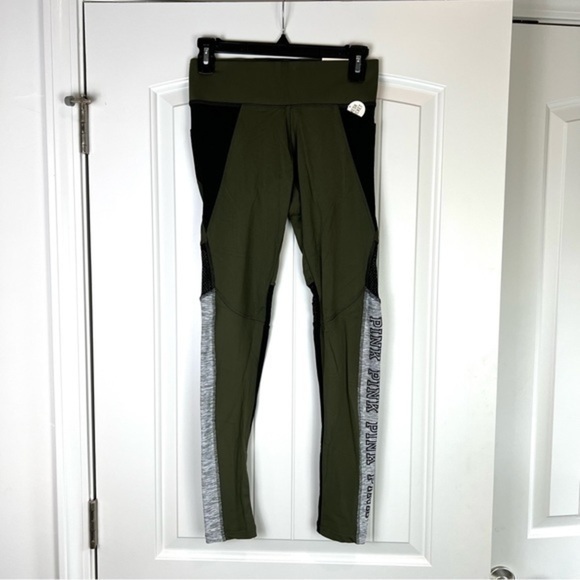 Victoria's Secret fleece lined leggings womens size small green workout ultimate - Picture 1 of 8